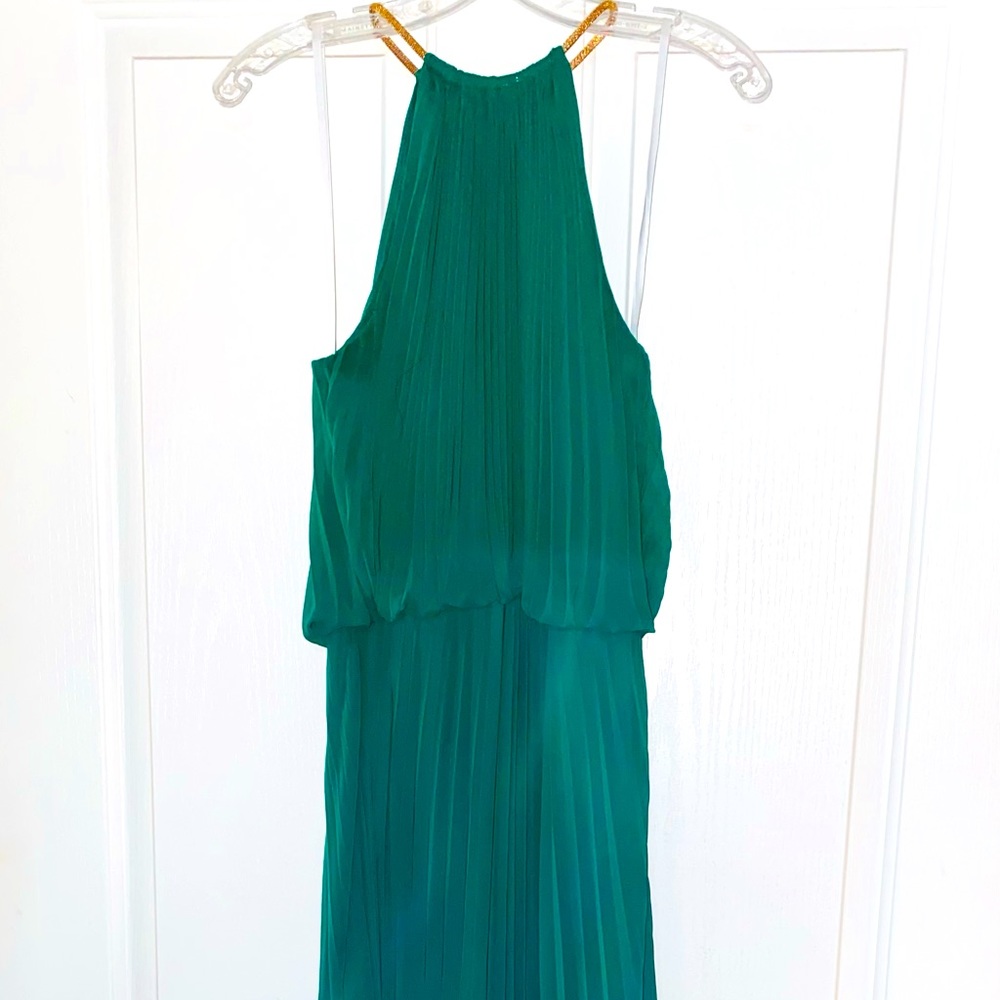Xscape- Forest Green Maxi Dress -Size 10